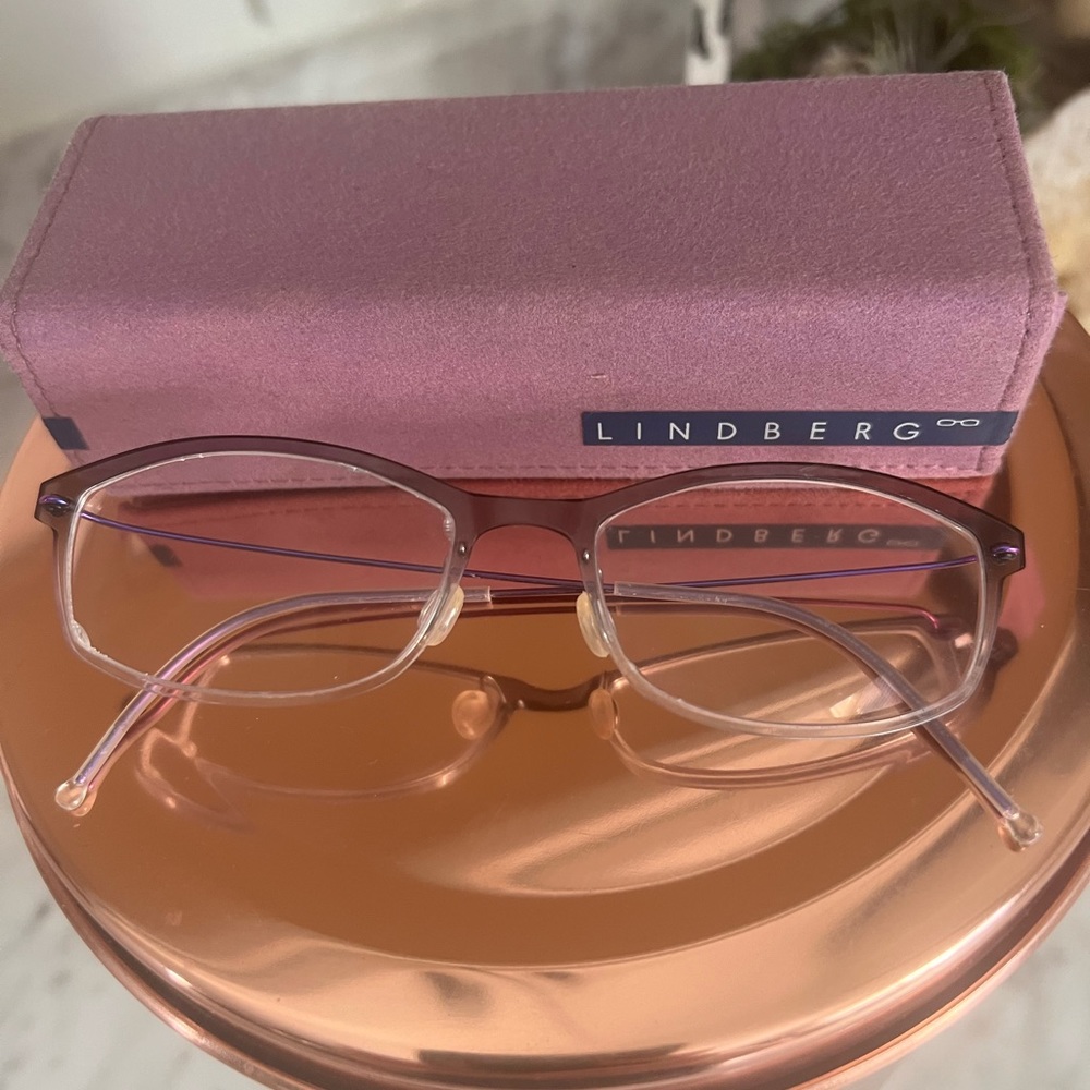 Lindbergh 6503 now collection grey to clear front purple titanium sides
